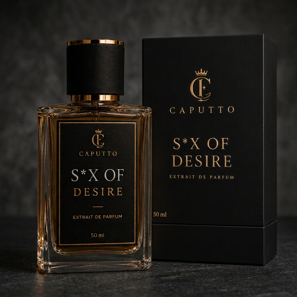 Frasco do perfume SEX OFF DESIRE da CAPUTTO